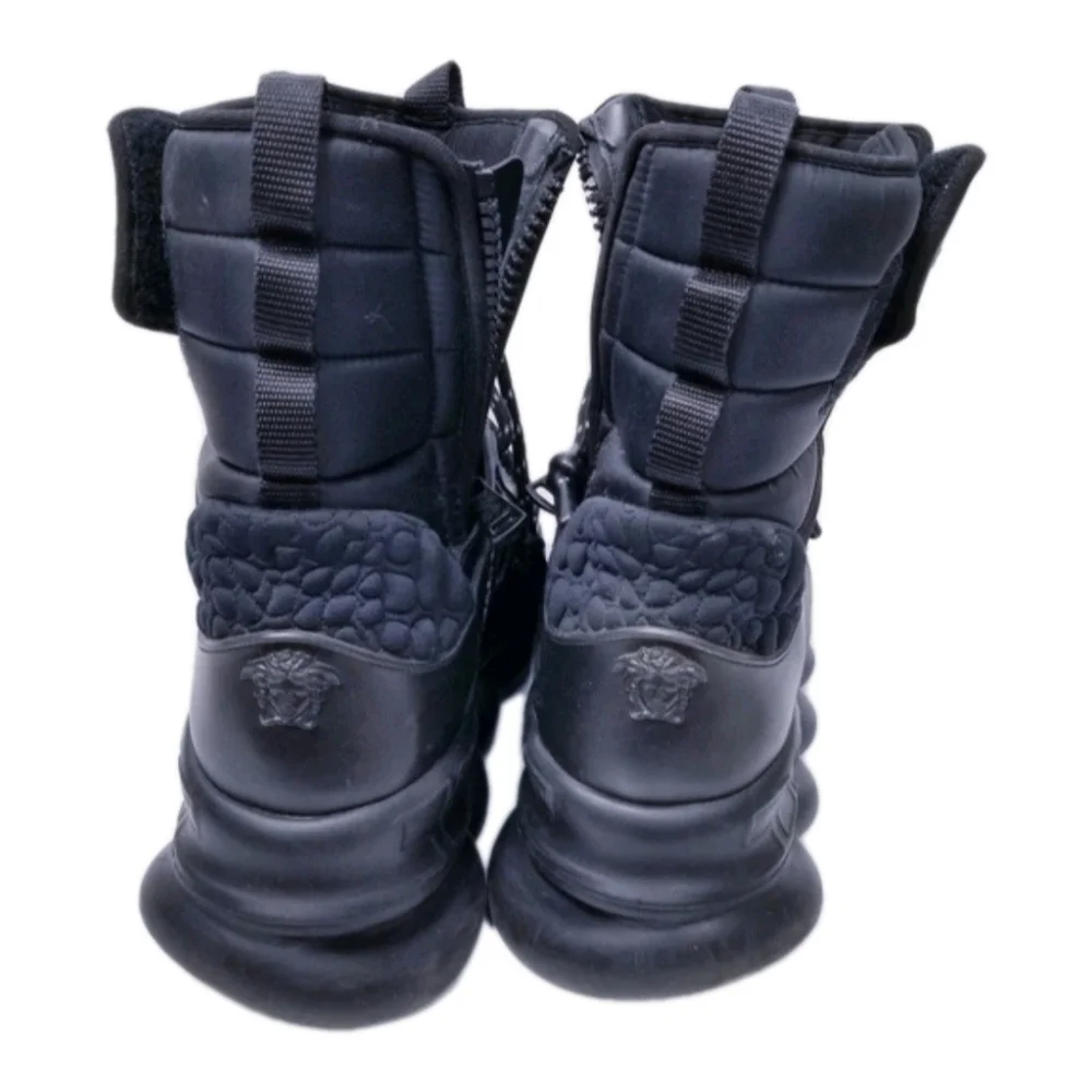 Versace Chain Reaction High-Top  Sneaker Boots EU Size 42 US Mens Size 9 ( EUC) - Picture 5 of 9